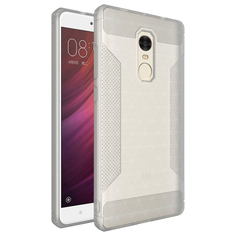 For Xiaomi Redmi Note 4 & Redmi Note 4X TPU Frosted Anti-slip Protective Back Cover Case