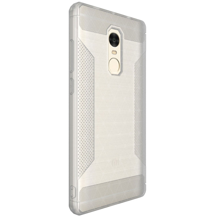 For Xiaomi Redmi Note 4 & Redmi Note 4X TPU Frosted Anti-slip Protective Back Cover Case