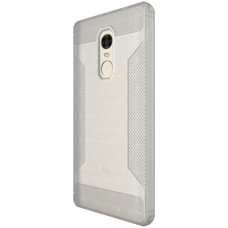 For Xiaomi Redmi Note 4 & Redmi Note 4X TPU Frosted Anti-slip Protective Back Cover Case