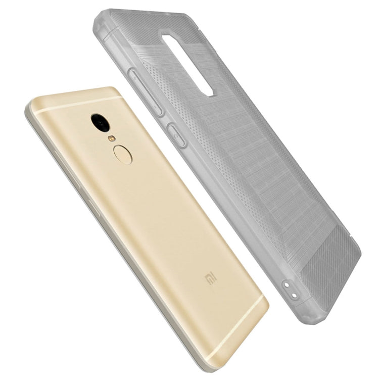 For Xiaomi Redmi Note 4 & Redmi Note 4X TPU Frosted Anti-slip Protective Back Cover Case