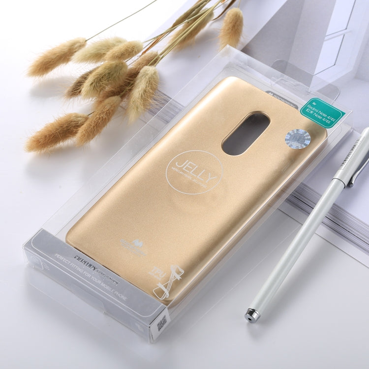 GOOSPERY PEARL JELLY Series for Xiaomi Redmi Note 4 / 4X Full Coverage TPU Protective Back Cover Case