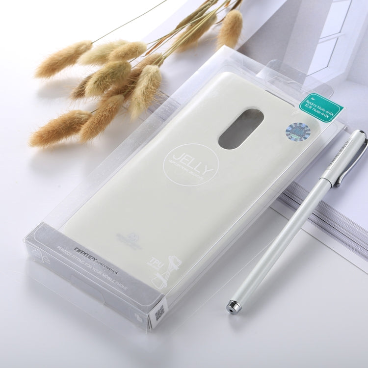GOOSPERY PEARL JELLY Series for Xiaomi Redmi Note 4 / 4X Full Coverage TPU Protective Back Cover Case