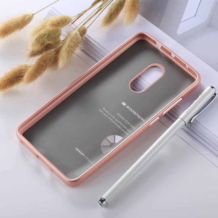 GOOSPERY I JELLY METAL Series for Xiaomi Redmi Note 4 Full Coverage TPU Protective Back Cover Case
