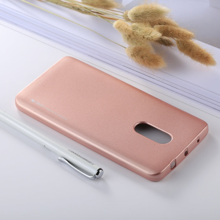 GOOSPERY I JELLY METAL Series for Xiaomi Redmi Note 4 Full Coverage TPU Protective Back Cover Case
