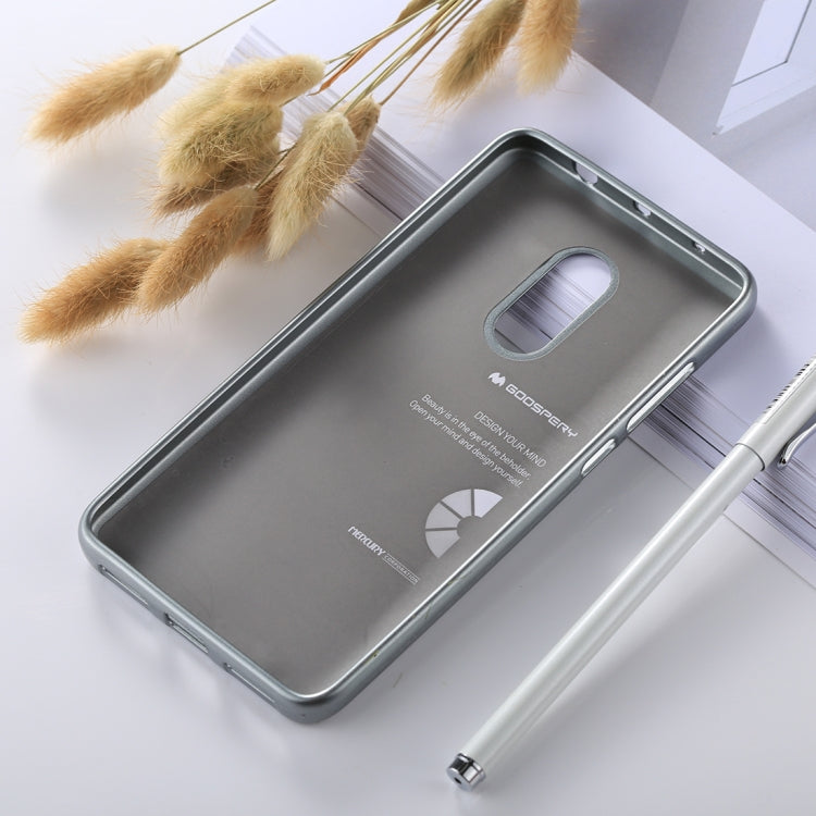 GOOSPERY I JELLY METAL Series for Xiaomi Redmi Note 4 Full Coverage TPU Protective Back Cover Case