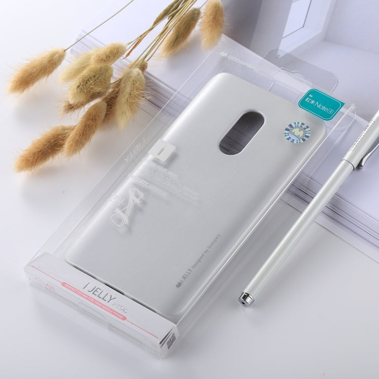 GOOSPERY I JELLY METAL Series for Xiaomi Redmi Note 4 Full Coverage TPU Protective Back Cover Case