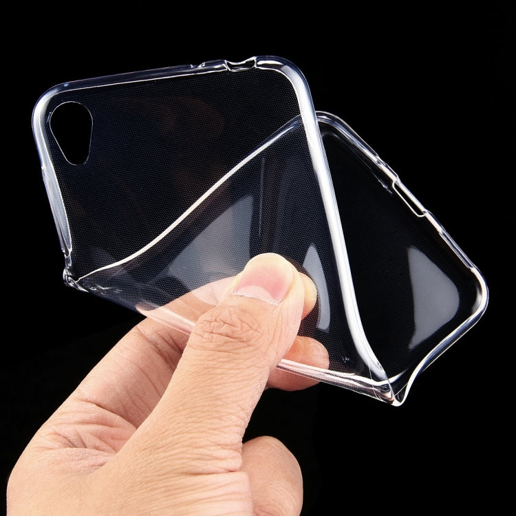 For Asus ZenFone Live / ZB501KL 0.75mm Ultra-thin Transparent TPU Protective Case(Transparent)