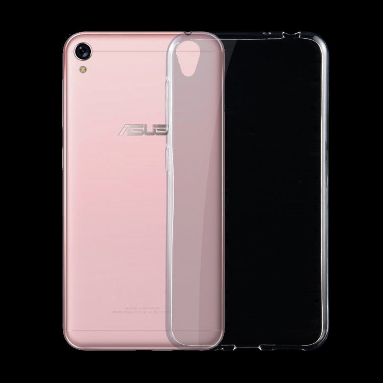 For Asus ZenFone Live / ZB501KL 0.75mm Ultra-thin Transparent TPU Protective Case(Transparent)