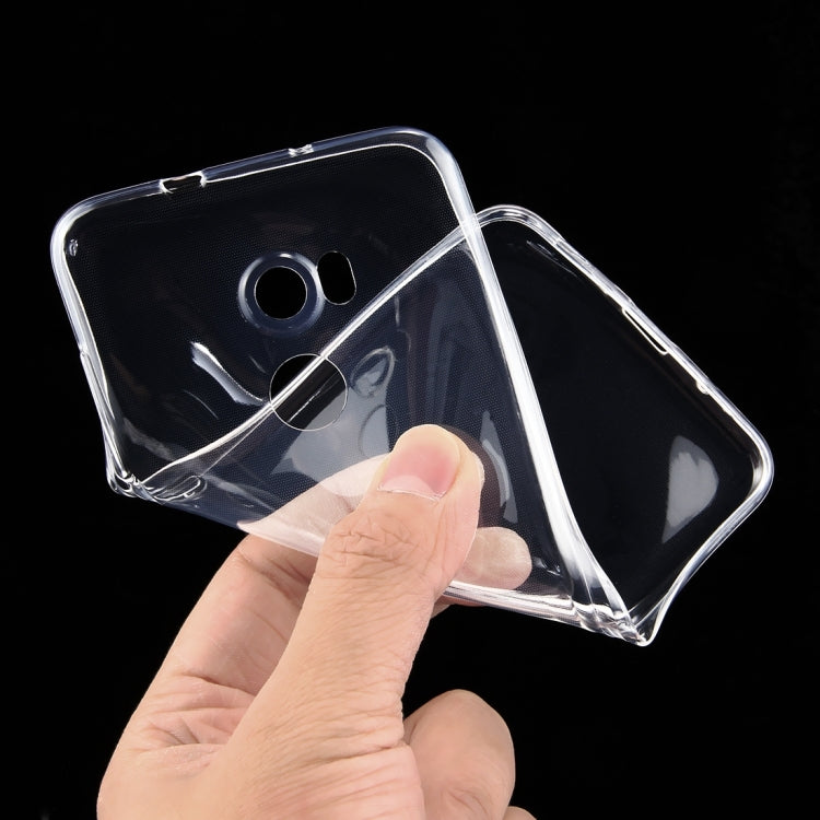 For HTC One X10 0.75mm Ultra-thin Transparent TPU Protective Case(Transparent)