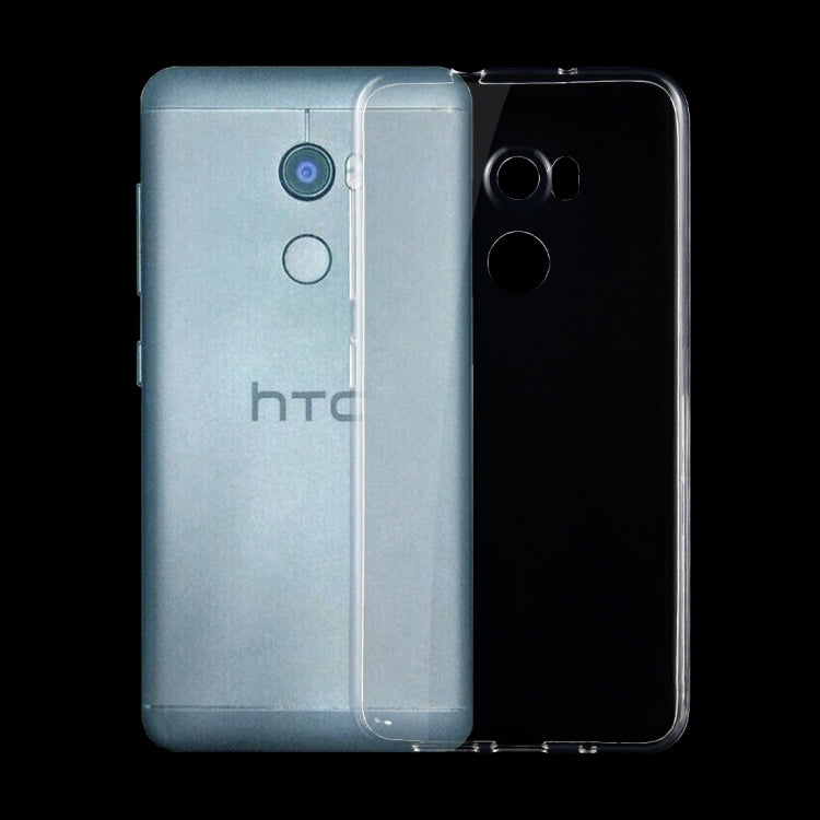 For HTC One X10 0.75mm Ultra-thin Transparent TPU Protective Case(Transparent)