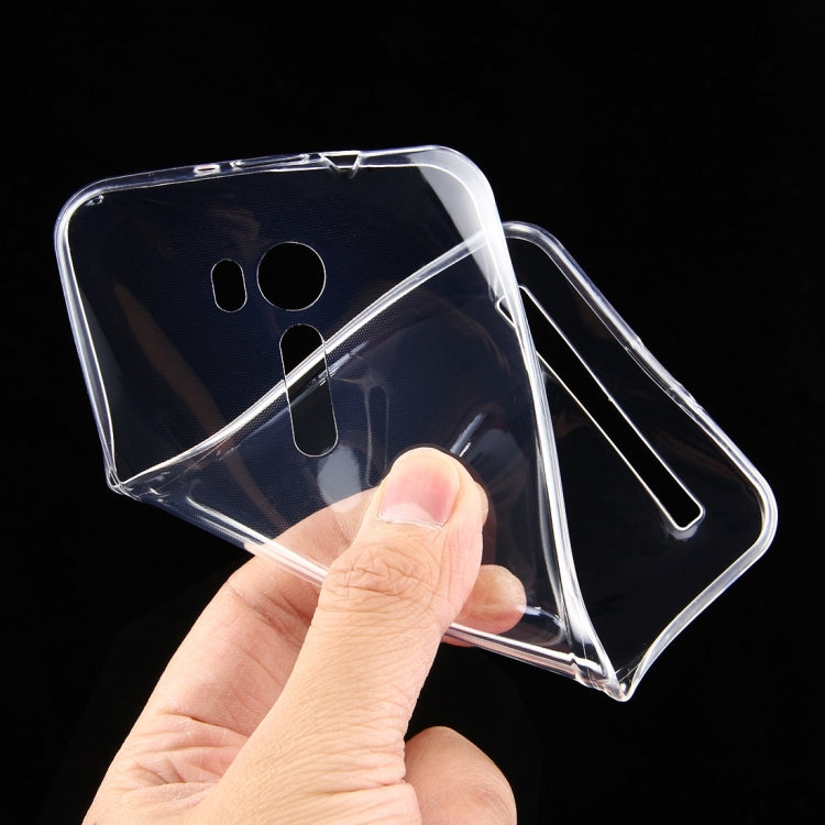 For Asus ZenFone Go / ZB552KL 0.75mm Ultra-thin Transparent TPU Protective Case(Transparent)
