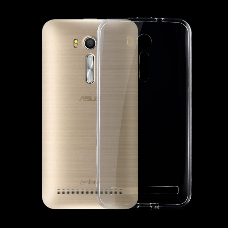 For Asus ZenFone Go / ZB552KL 0.75mm Ultra-thin Transparent TPU Protective Case(Transparent)