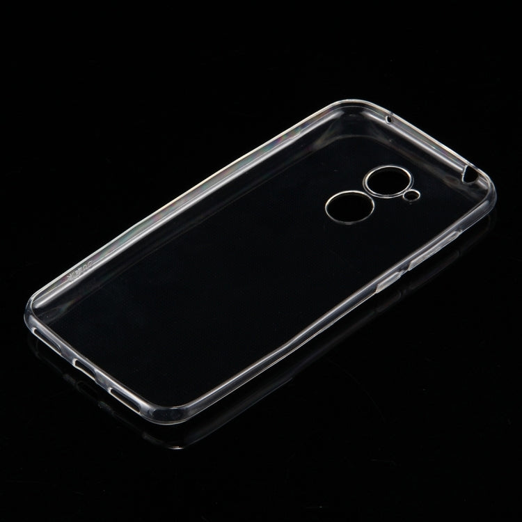 50 PCS for Huawei Honor 6A 0.75mm TPU Transparent Protective Case Back Cover Shell