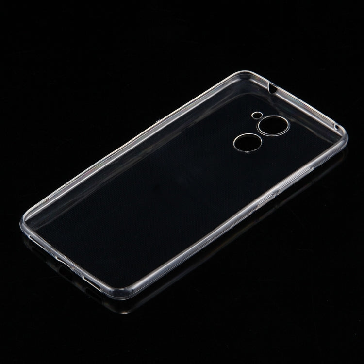 50 PCS for Huawei Enjoy 7 Plus 0.75mm TPU Transparent Protective Case Back Cover Shell