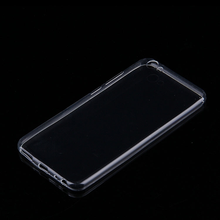 50 PCS for Vivo Y67 0.75mm Ultra-thin Transparent TPU Protective Case(Transparent)