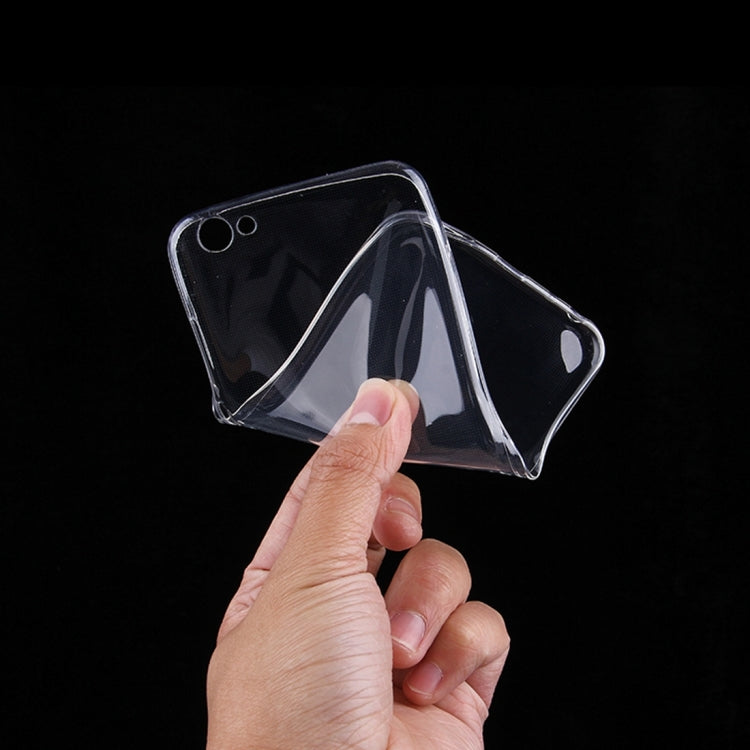 50 PCS for Vivo Y67 0.75mm Ultra-thin Transparent TPU Protective Case(Transparent)