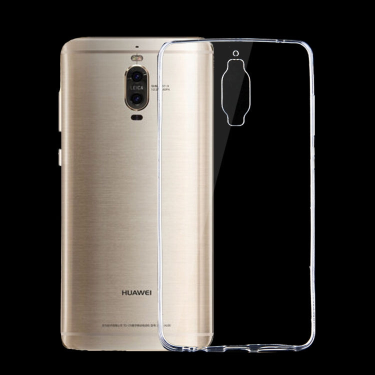 For Huawei Mate 9 Pro 0.75mm Ultra-thin Transparent TPU Protective Case(Transparent)