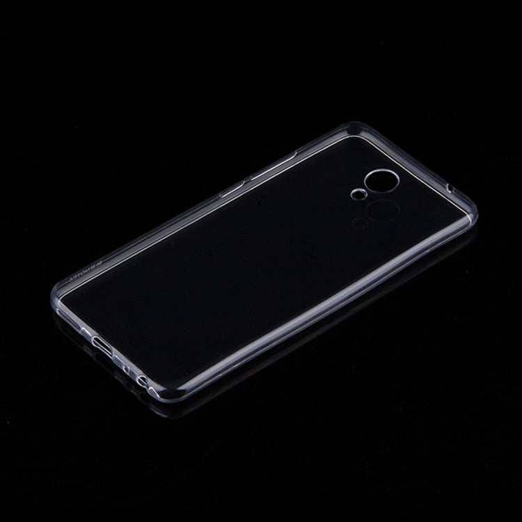 For Meizu M5 Note 0.75mm Ultra-thin Transparent TPU Protective Case(Transparent)