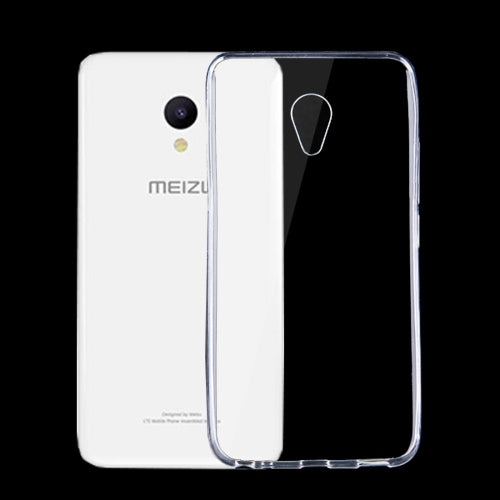 For Meizu M5 0.75mm Ultra-thin Transparent TPU Protective Case(Transparent)