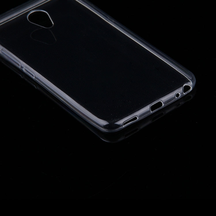 50 PCS for Meizu M5 0.75mm Ultra-thin Transparent TPU Protective Case(Transparent)