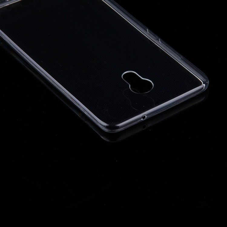 50 PCS for Meizu PRO 6 Plus 0.75mm Ultra-thin Transparent TPU Protective Case(Transparent)