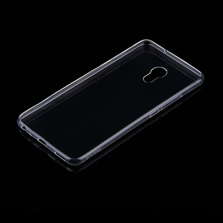 For Meizu PRO 6 Plus 0.75mm Ultra-thin Transparent TPU Protective Case(Transparent)
