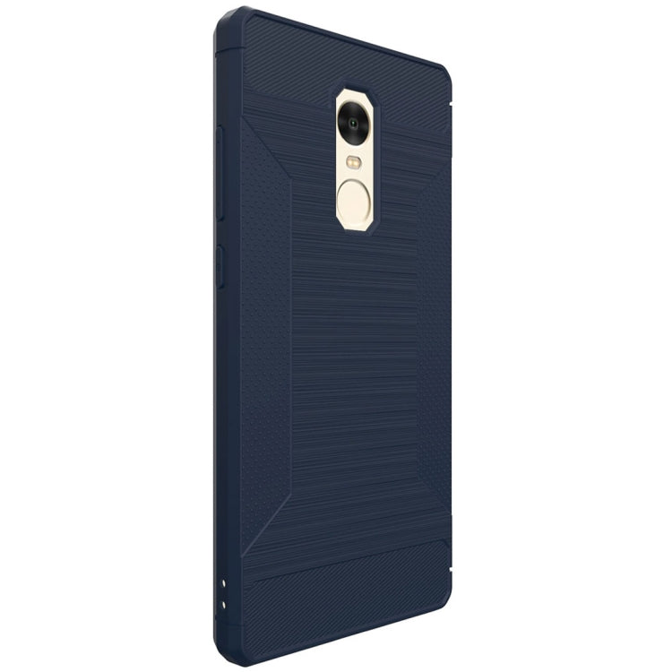 For Xiaomi Redmi Note 4 Brushed Texture TPU Anti-slip Soft Protective Case