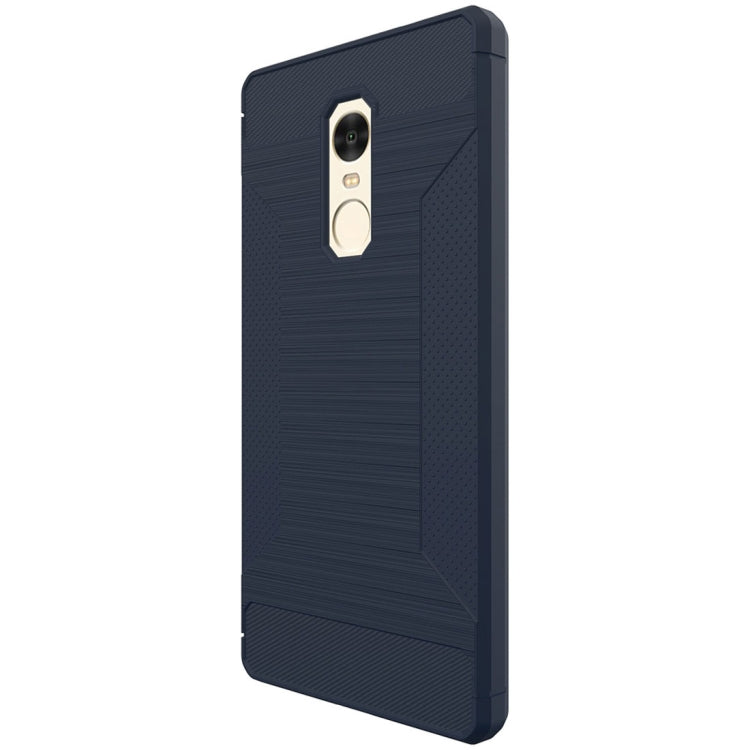 For Xiaomi Redmi Note 4 Brushed Texture TPU Anti-slip Soft Protective Case