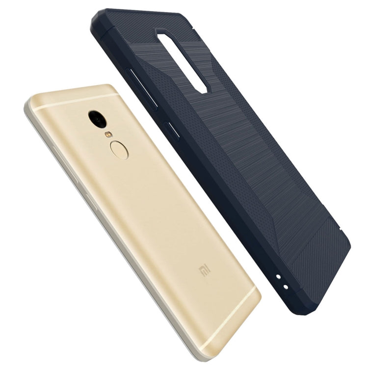 For Xiaomi Redmi Note 4 Brushed Texture TPU Anti-slip Soft Protective Case