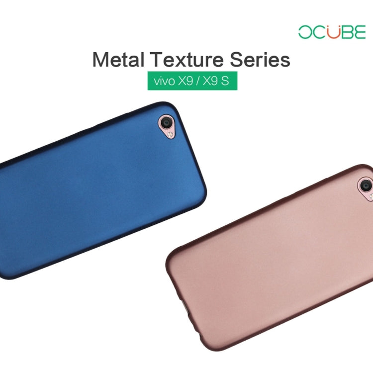 OCUBE for Vivo X9 & X9s Metal Paint TPU Protective Back Cover Case