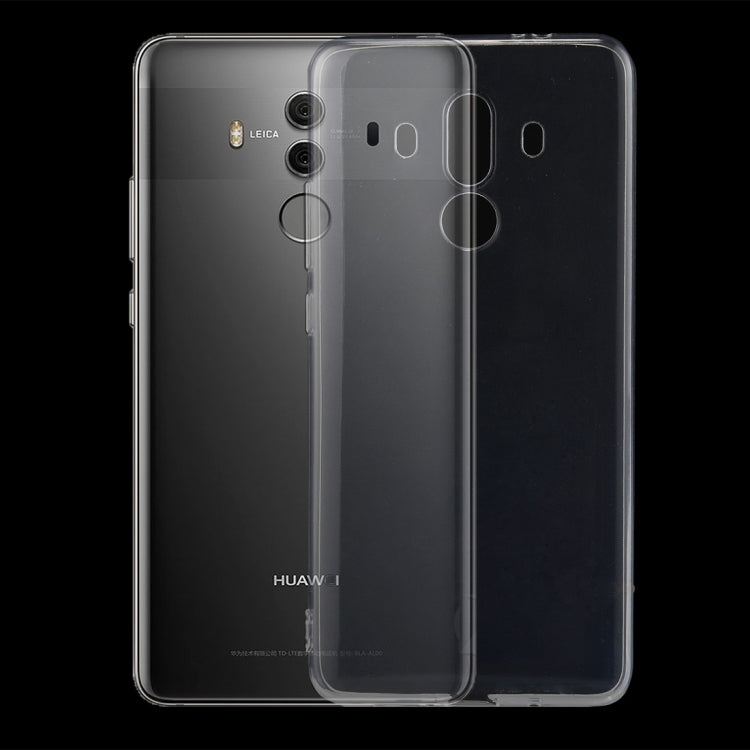 For Huawei Mate 10 Pro 0.75mm Ultra-thin Transparent TPU Protective Case (Transparent)