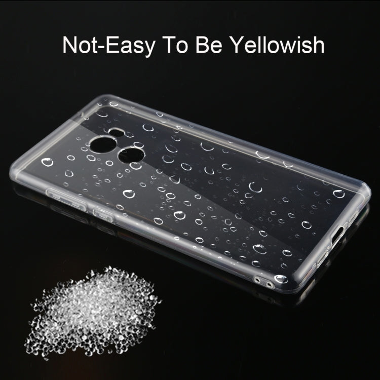 50 PCS for Xiaomi Mi Mix 2 0.75mm Ultra-thin Transparent TPU Protective Case