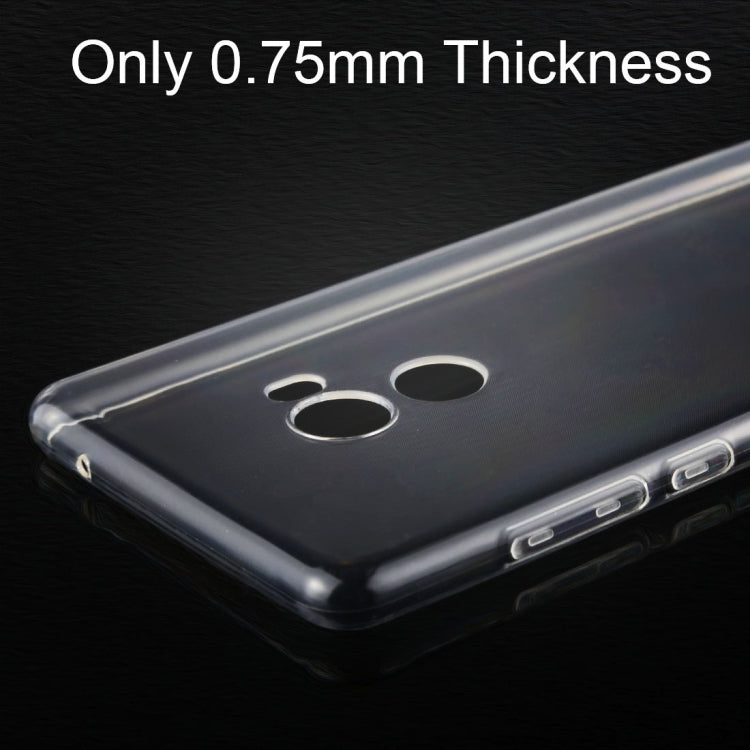 For Xiaomi Mi Mix 2 0.75mm Ultra-thin Transparent TPU Protective Case (Transparent)