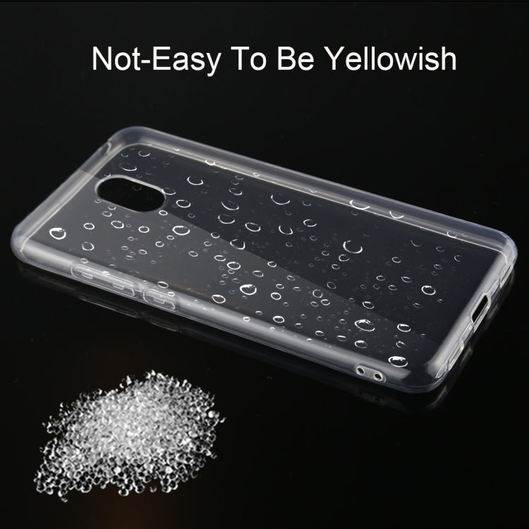50 PCS for Meizu M6 0.75mm Ultra-thin Transparent TPU Protective Case