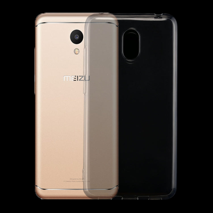 For Meizu M6 0.75mm Ultra-thin Transparent TPU Protective Case (Transparent)