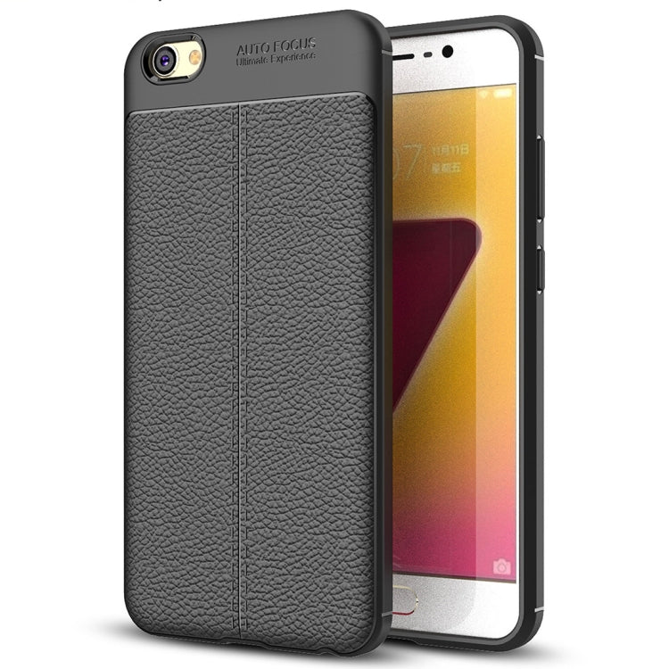 For Vivo Y67 / V5 Litchi Texture Soft TPU Protective Case