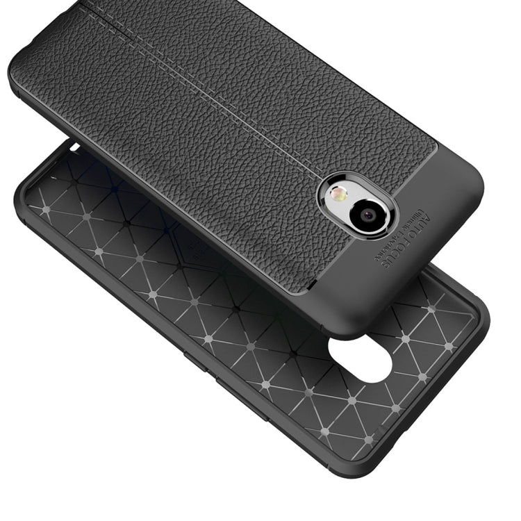 For Meizu M5 Note Litchi Texture Soft TPU Protective Case