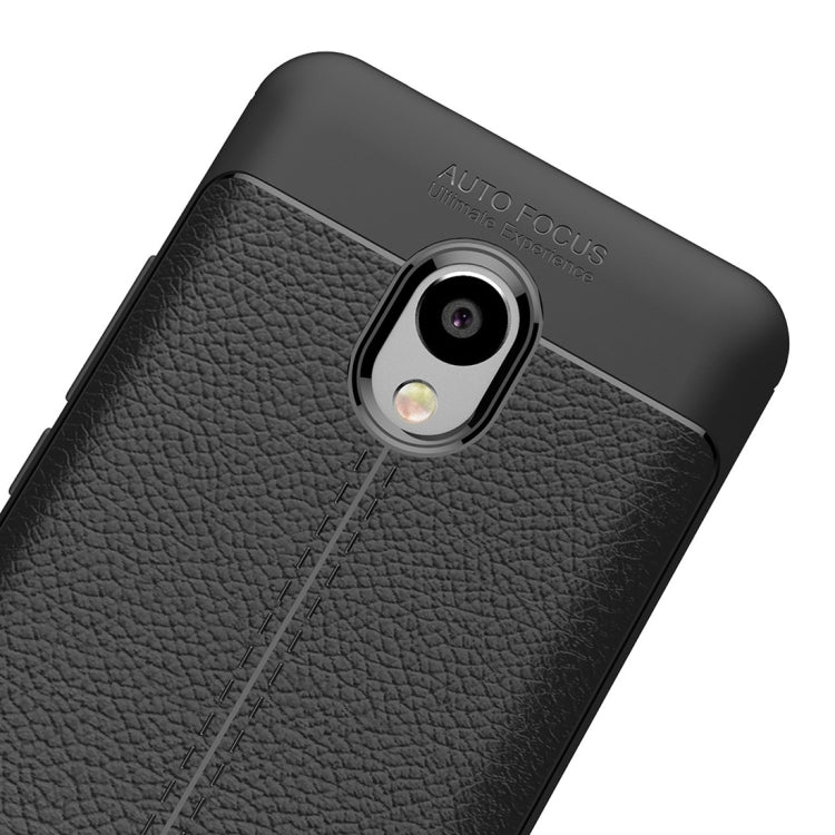 For Meizu M5 Note Litchi Texture Soft TPU Protective Case