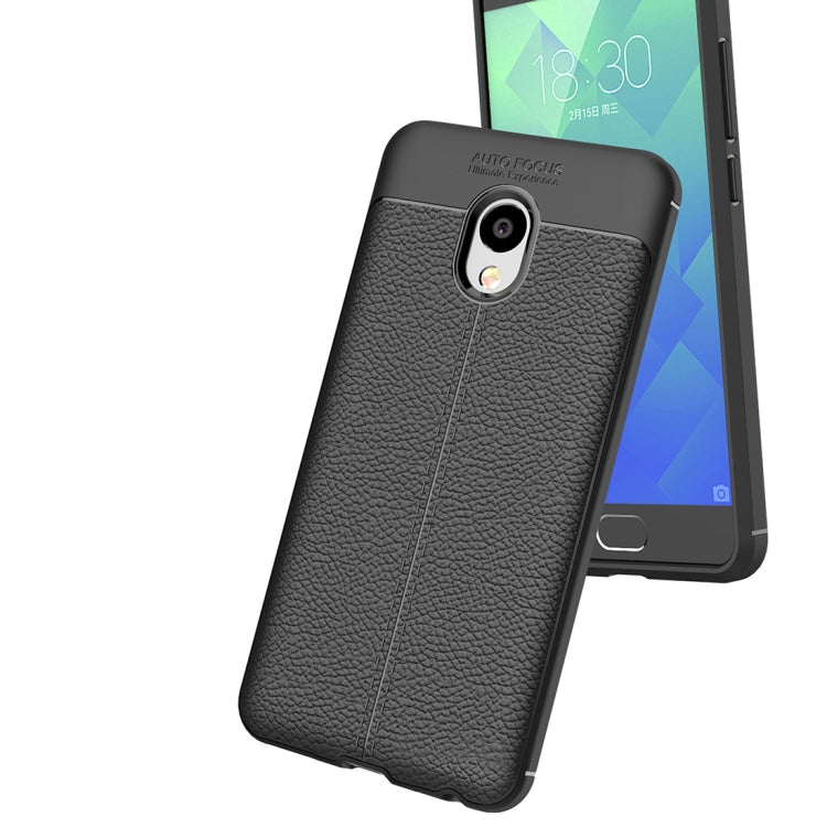 For Meizu M5 Note Litchi Texture Soft TPU Protective Case