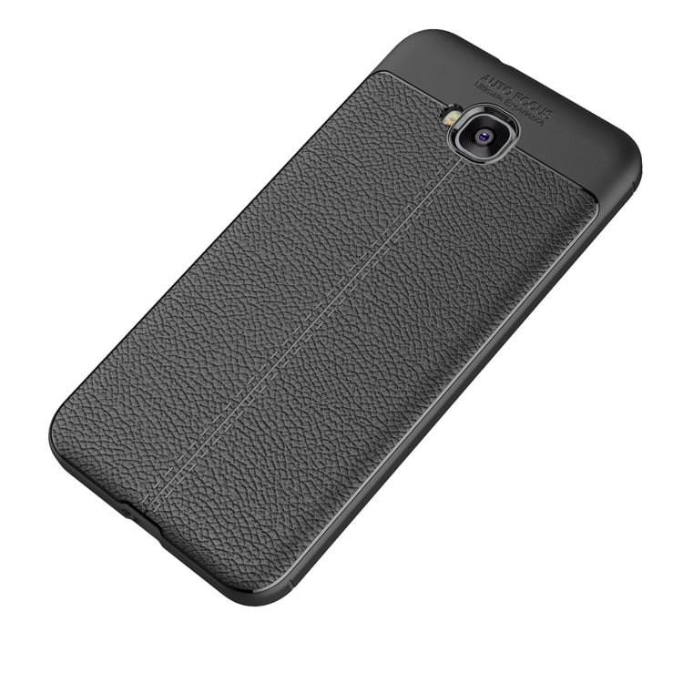 For Asus Zenfone 4 Selfie (ZD553KL) Litchi Texture Soft TPU Anti-skip Protective Cover Back Case