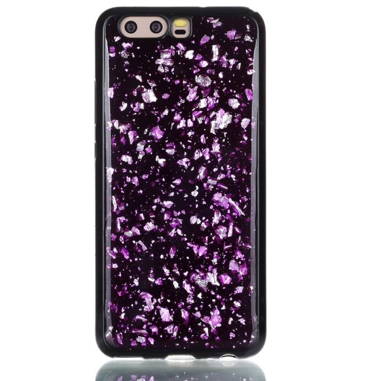 For Huawei P10 Gold Foil TPU Protective Back Cover Case