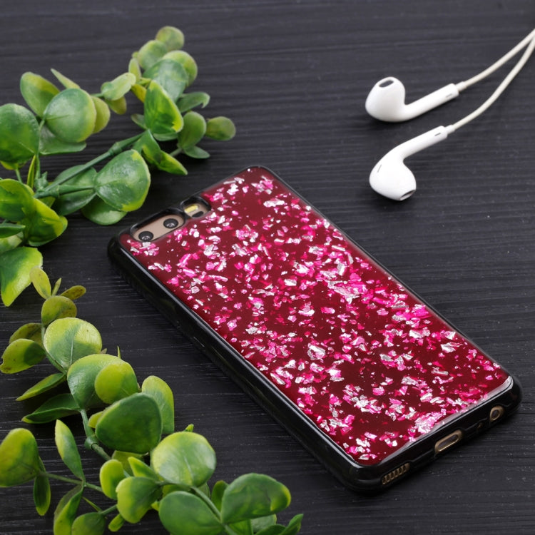 For Huawei P10 Gold Foil TPU Protective Back Cover Case