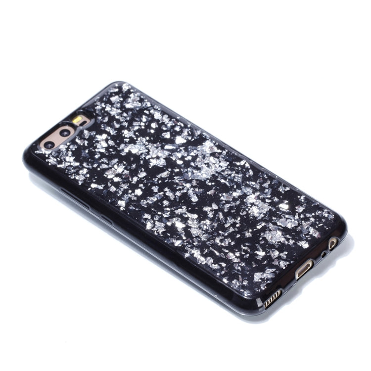 For Huawei P10 Gold Foil TPU Protective Back Cover Case