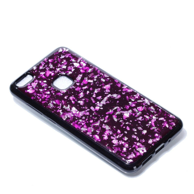 For Huawei P10 Lite Gold Foil TPU Protective Back Cover Case