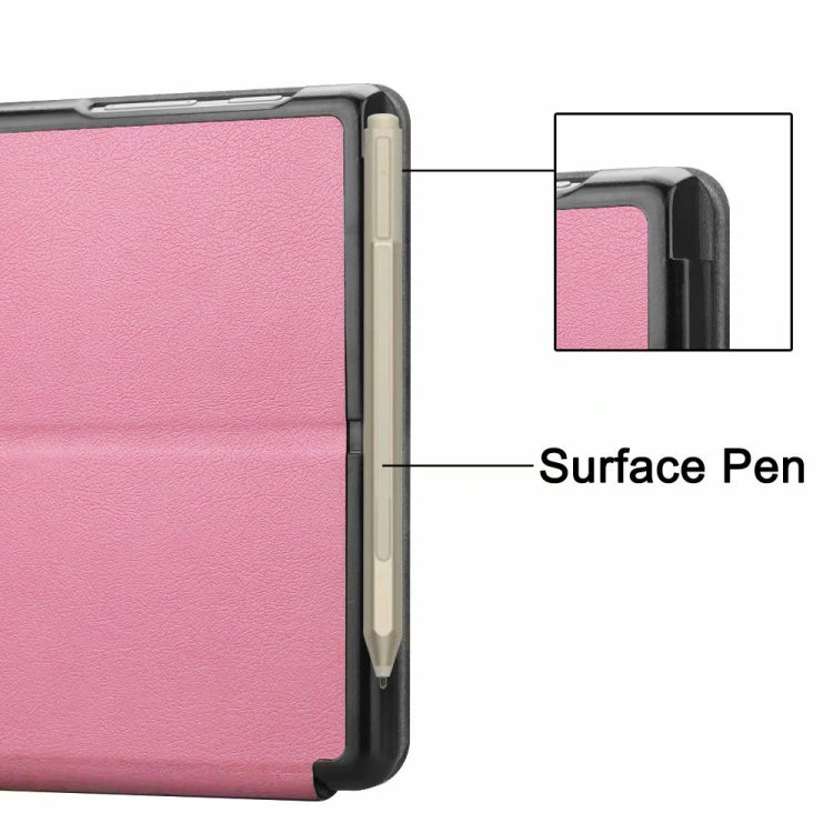 Custer Texture Laptop Bag Leather Case for Microsoft Surface Go