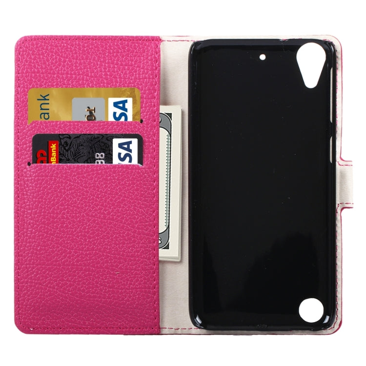 For HTC Desire 530 Horizontal Flip Leather Case with Holder & Card Slots & Wallet