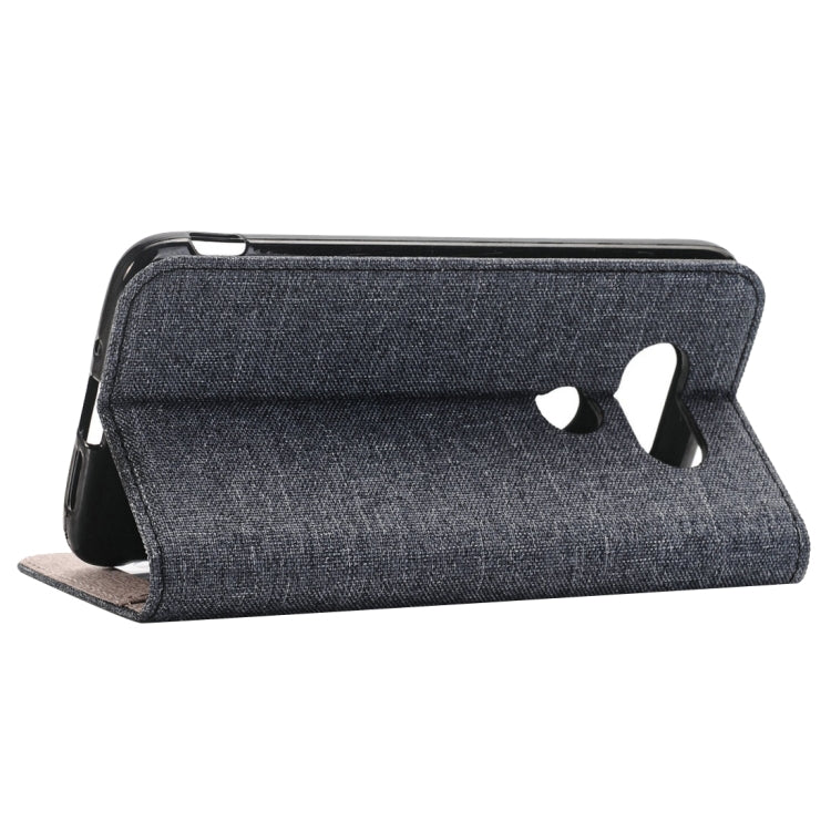 Jeans Cloth Horizontal Flip Leather Case with Holder & Card Slots & Wallet for LG G5