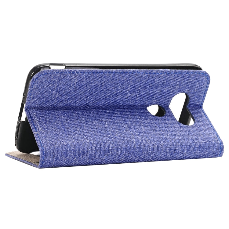 Jeans Cloth Horizontal Flip Leather Case with Holder & Card Slots & Wallet for LG G5