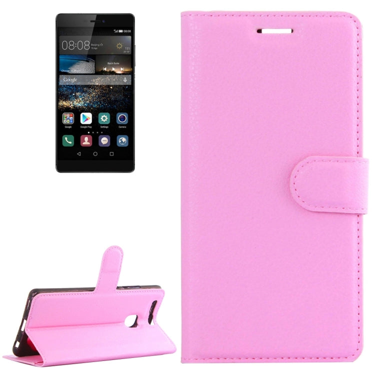 For Huawei P9 Litchi Texture Horizontal Flip Leather Case with Holder & Card Slots & Wallet