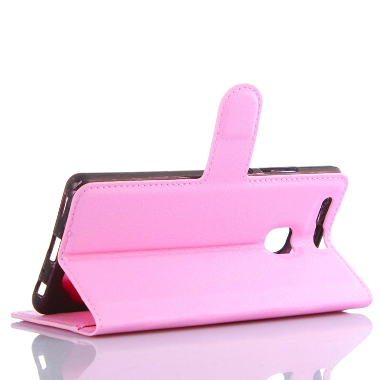 For Huawei P9 Litchi Texture Horizontal Flip Leather Case with Holder & Card Slots & Wallet